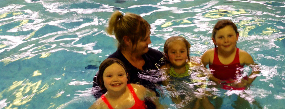 Girls Swimming Lesson